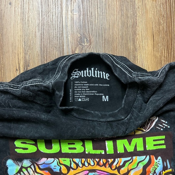 Sublime graphic tee, size M, black, NWOT - Picture 2 of 5